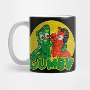 90s Distressed Gumby Mug